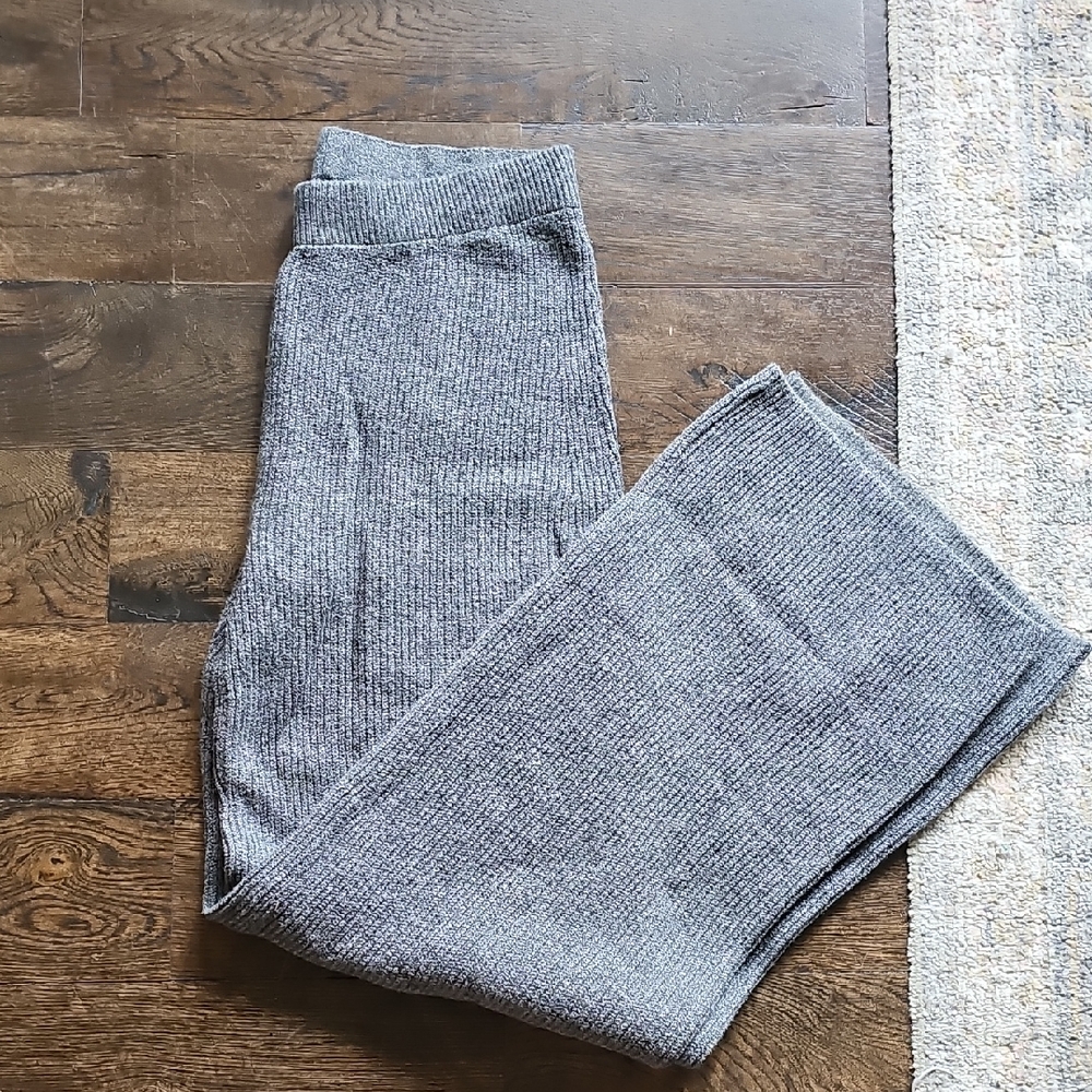 GAP Womens Heather Gray Knit Joggers